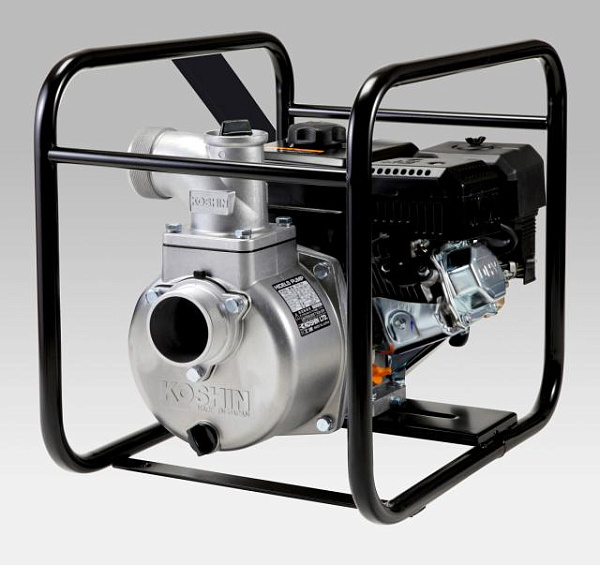 бензиновая мотопомпа для слабозагрязненной воды с двигателем Koshin