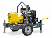 Дизельные передвижные мотопомпы для сильно загрязненной воды до 2100 м3/ч